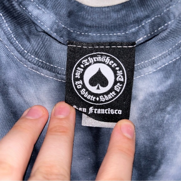 tye dye thrasher shirt, M - Picture 3 of 4